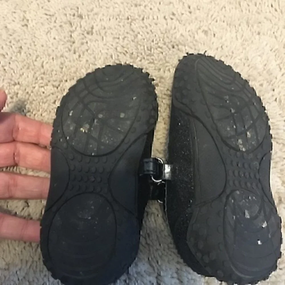 Toddler girls sparkly black dress shoes